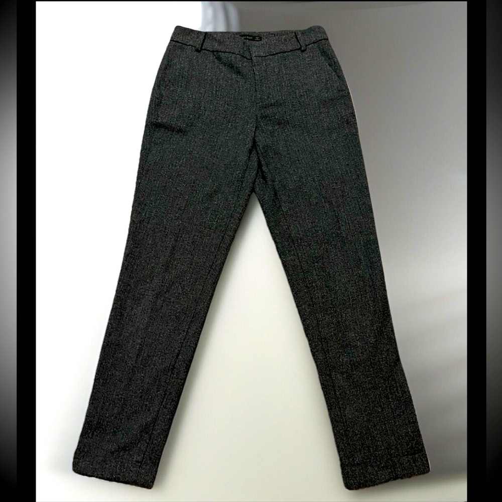 Zara Basic Side Pockets W/Front Zip, Button, & Me… - image 3